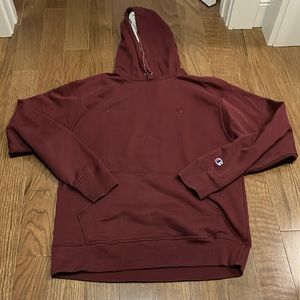 Champion, maroon adult medium hoodie